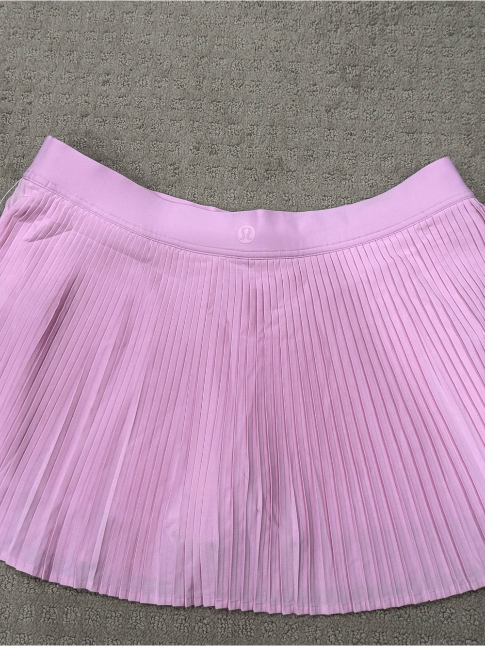 lululemon varsity athletica Pleated Mini Skirt in Light Pink NWT size 14 - Picture 5 of 6